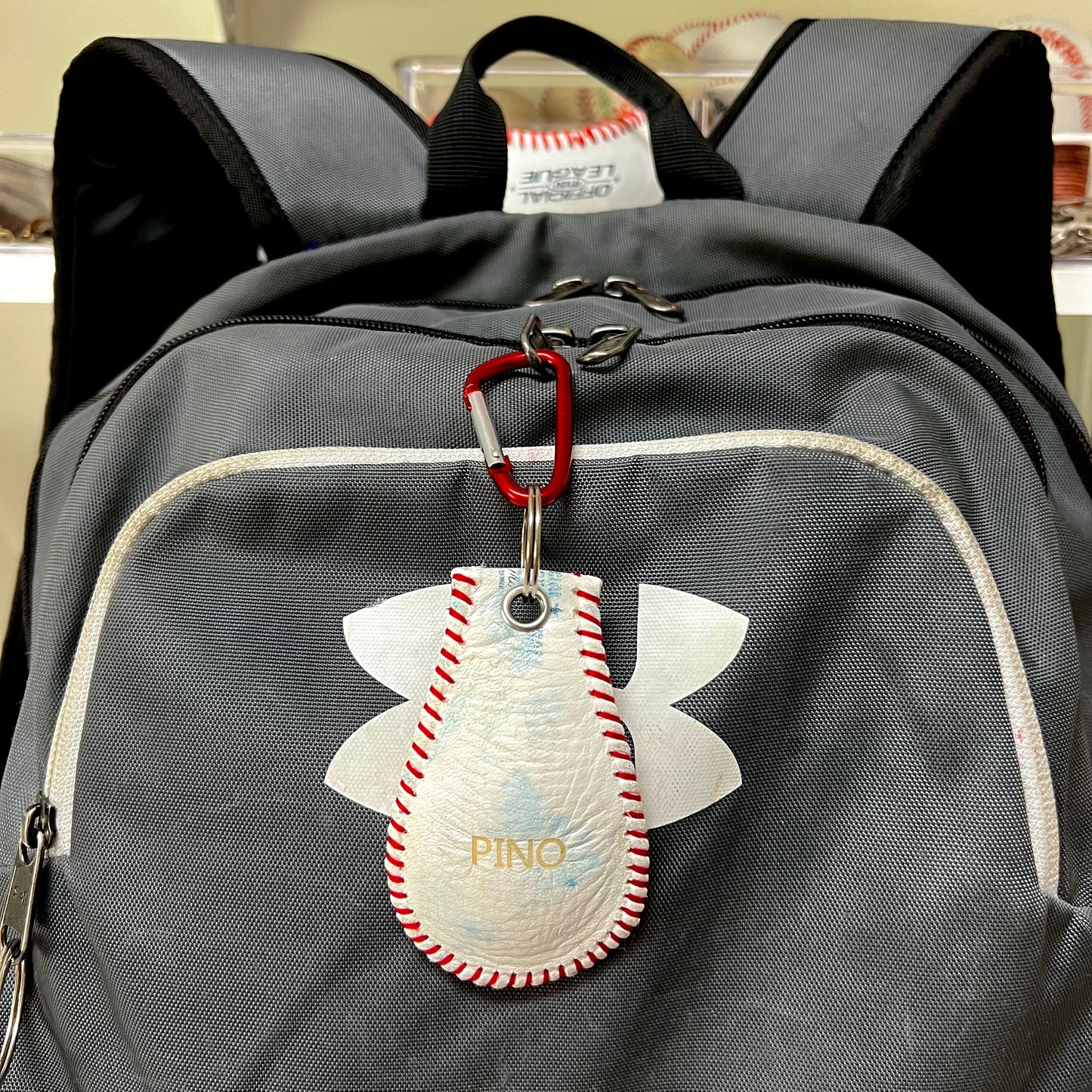 CUSTOM BASEBALL KEYCHAIN