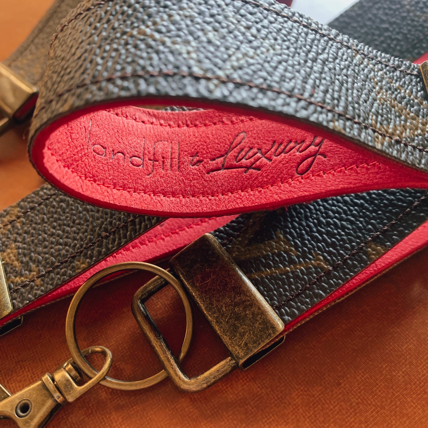 RED LOUIS VUITTON KEY FOB