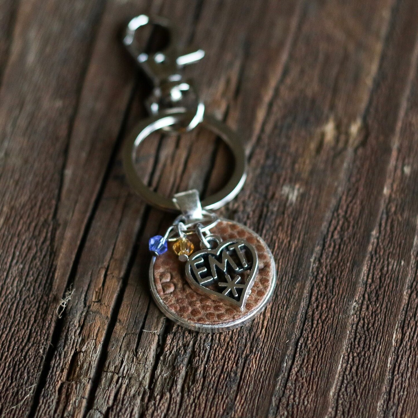 EMT FOOTBALL KEYCHAIN