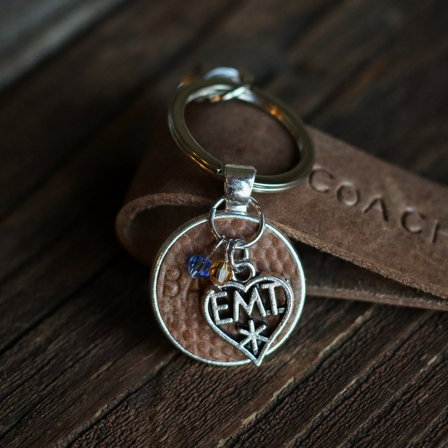 EMT FOOTBALL KEYCHAIN