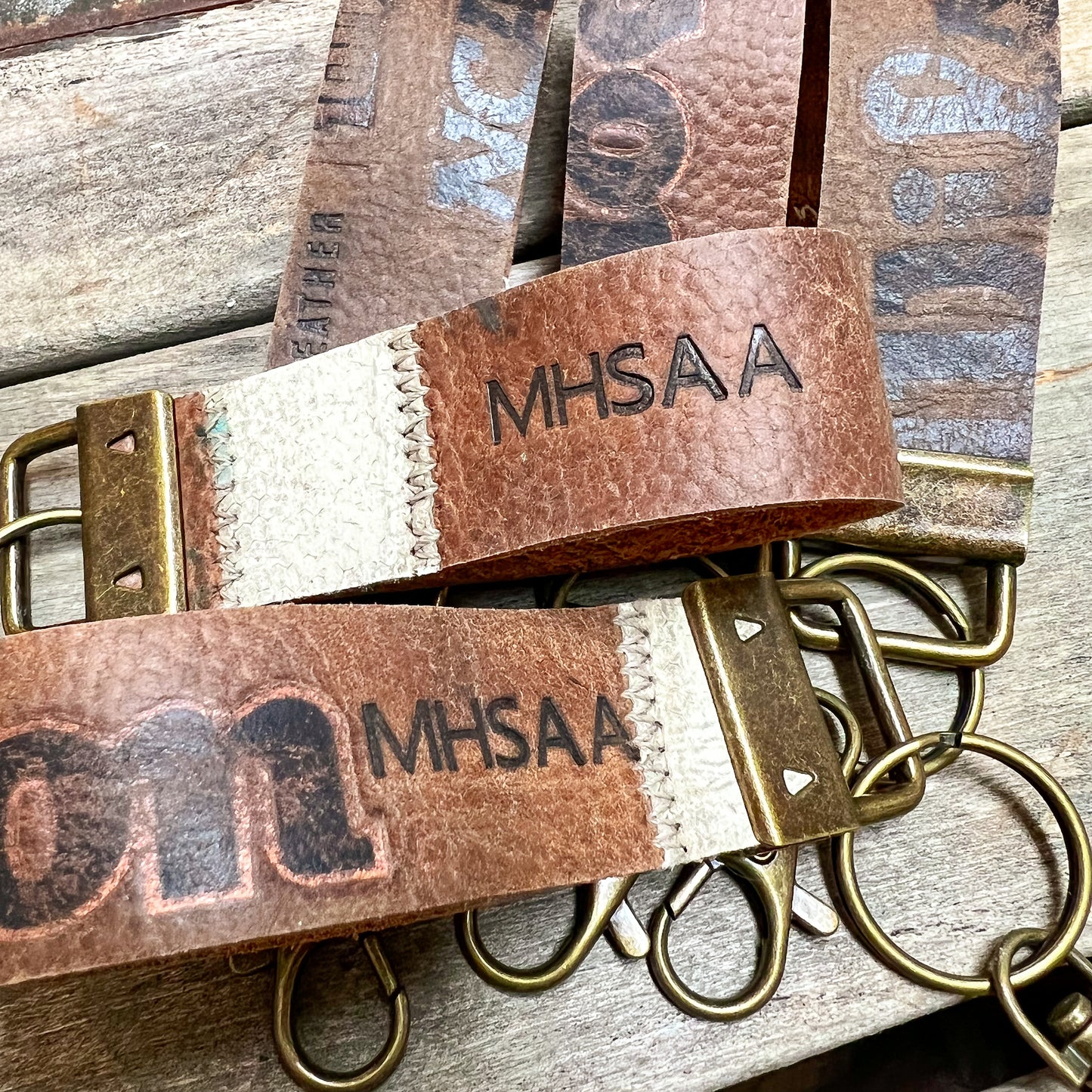 PERSONALIZED FOOTBALL KEY FOB