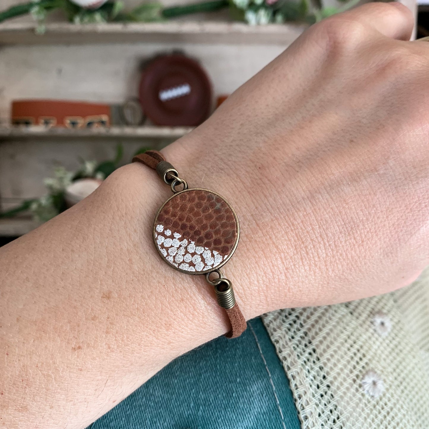 FOOTBALL BEZEL BRACELET