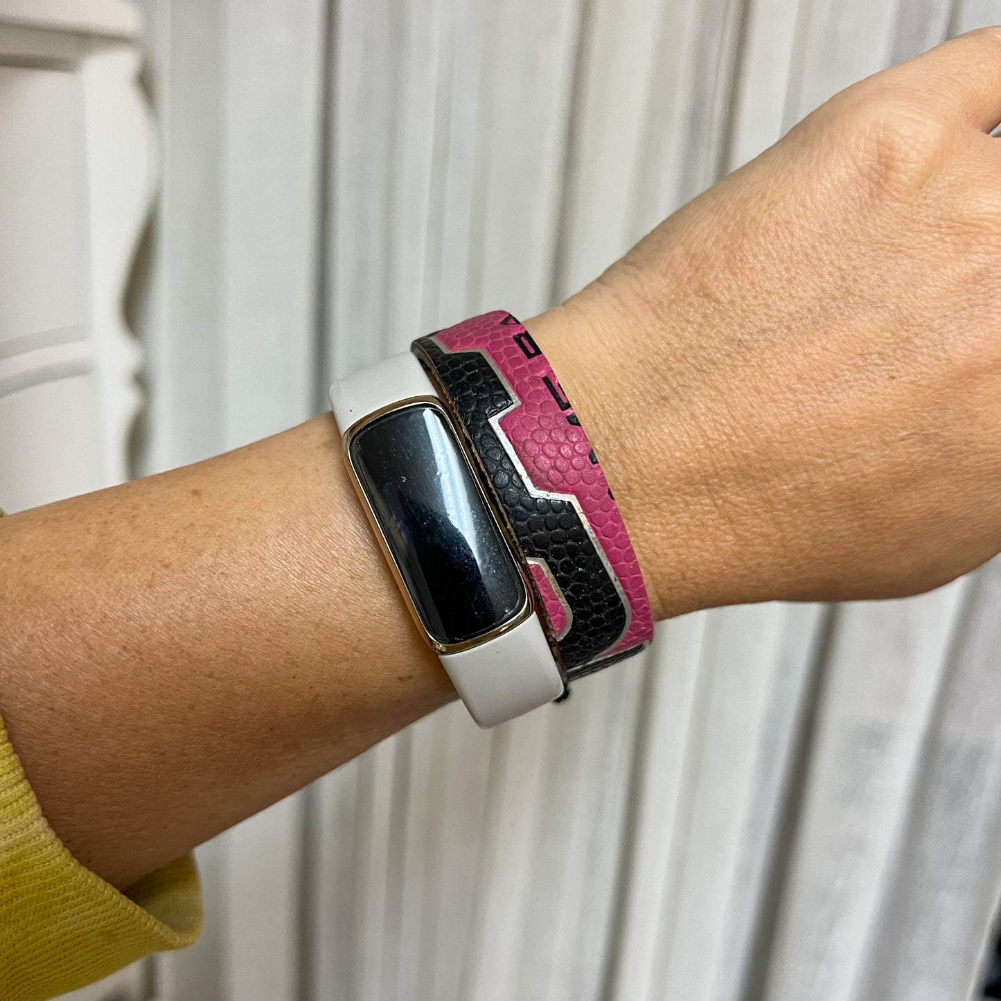 PINK BASKETBALL BRACELET