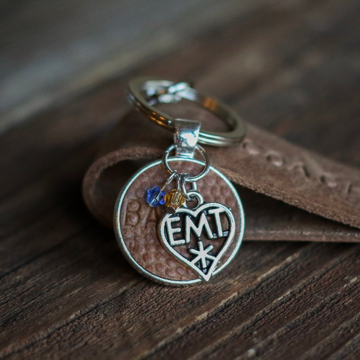 EMT FOOTBALL KEYCHAIN