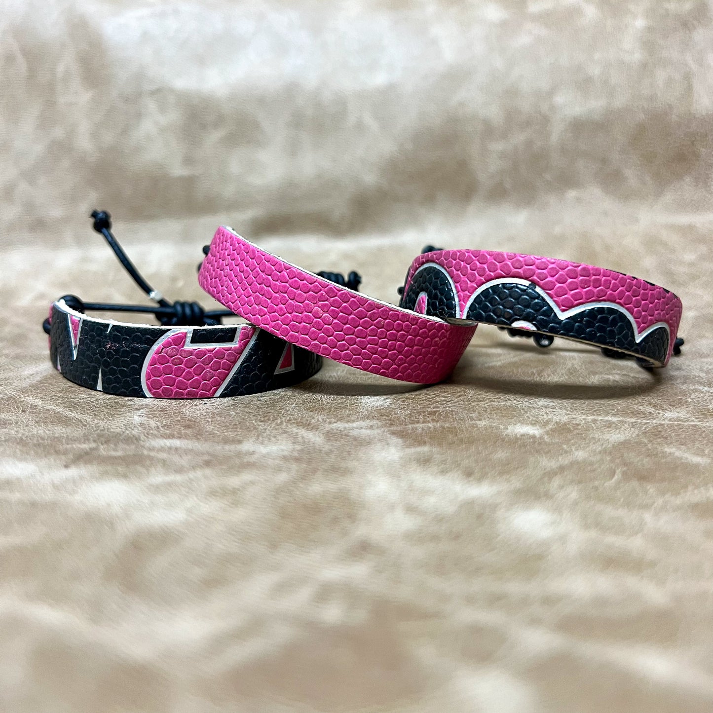 PINK BASKETBALL BRACELET