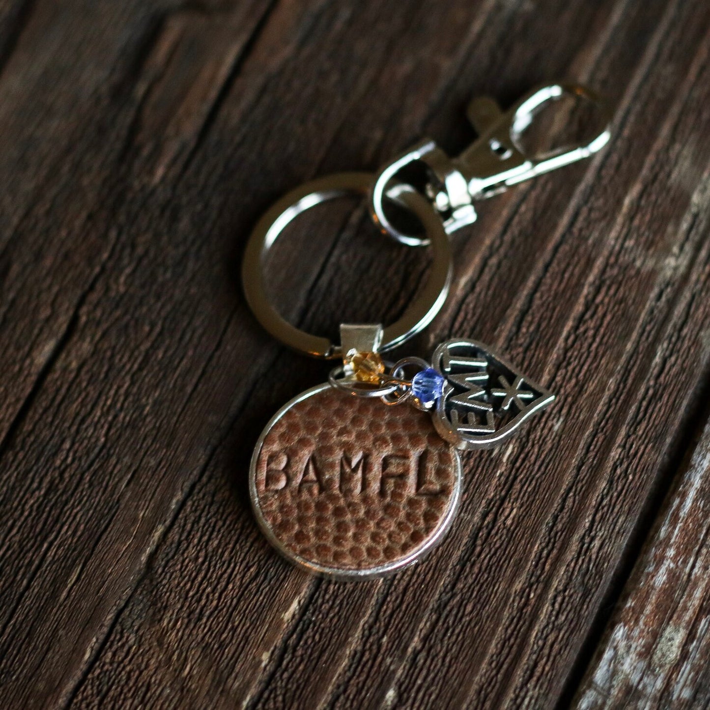 EMT FOOTBALL KEYCHAIN