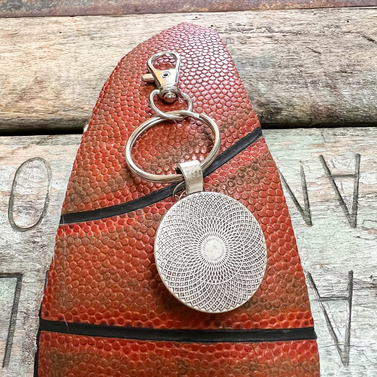 CHEER COACH BASKETBALL KEYCHAIN
