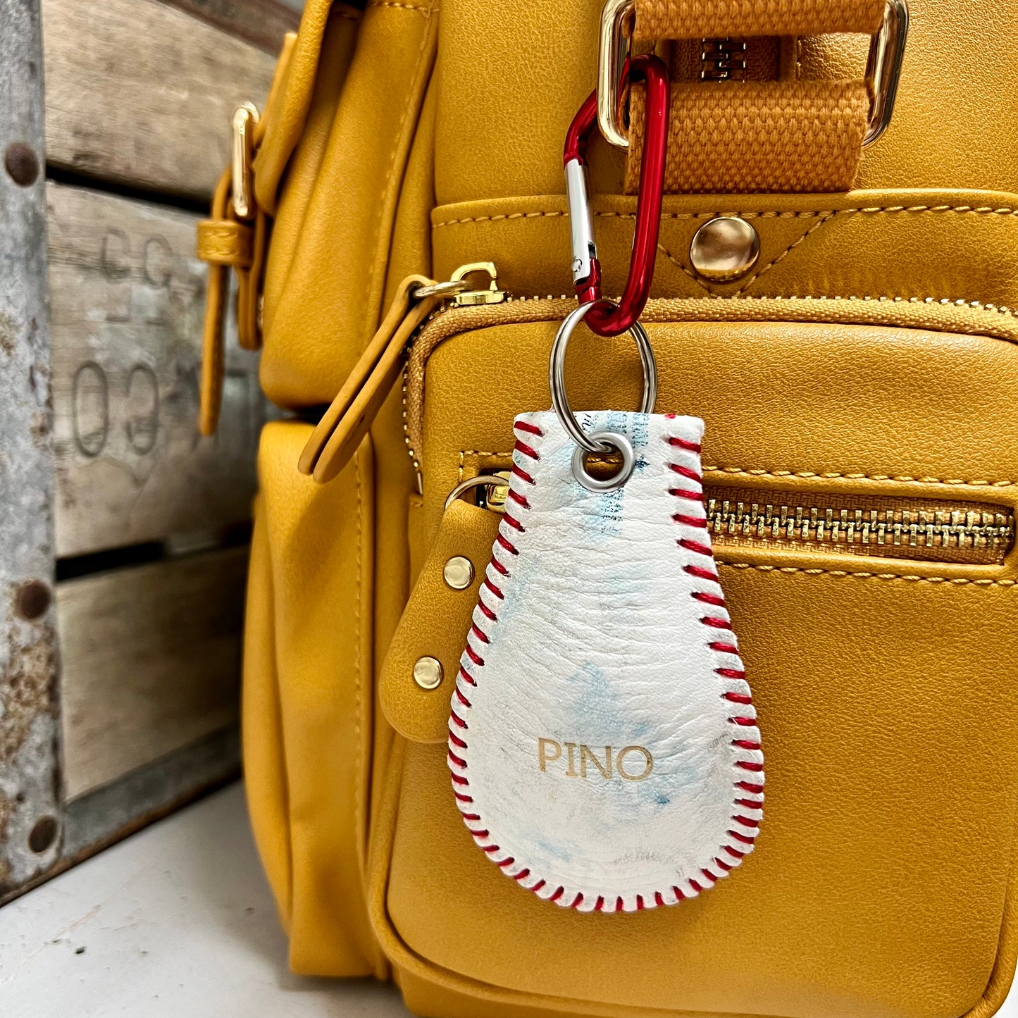 CUSTOM BASEBALL KEYCHAIN