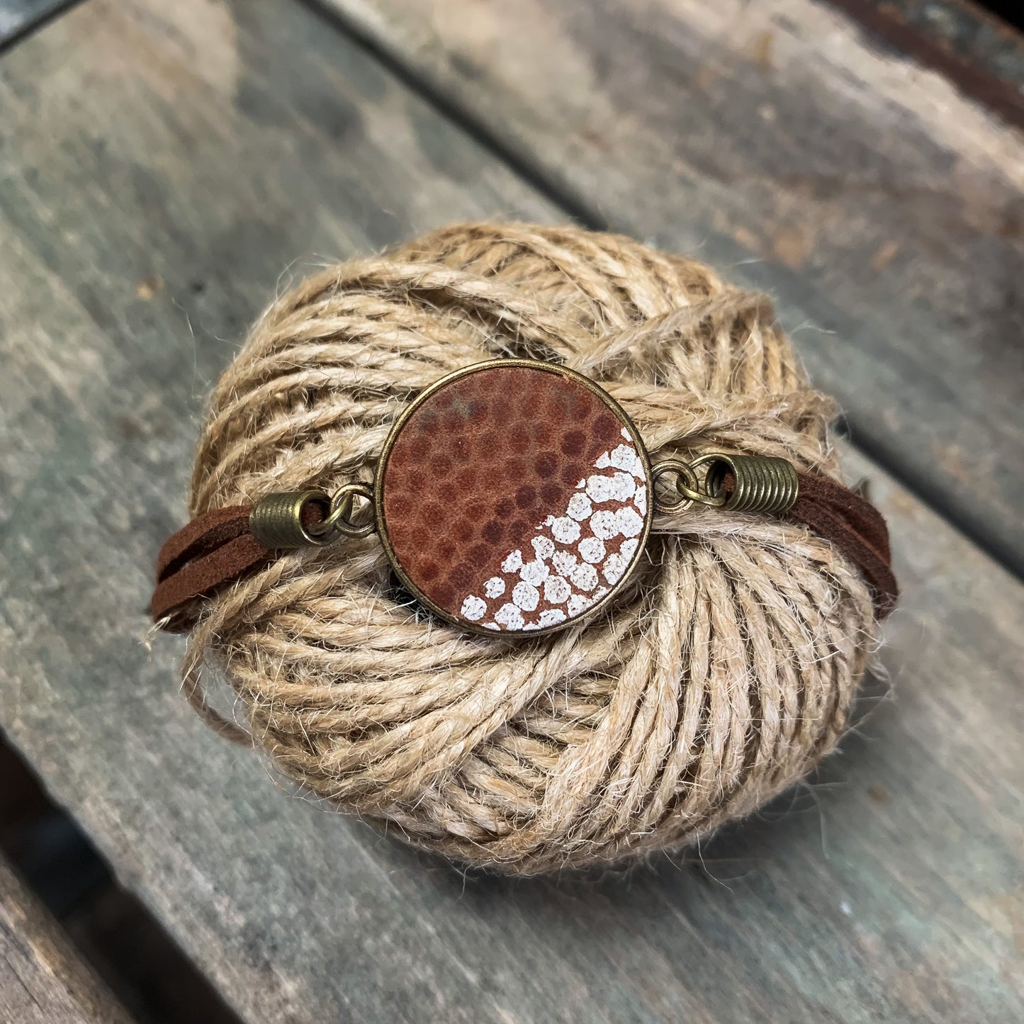 FOOTBALL BEZEL BRACELET