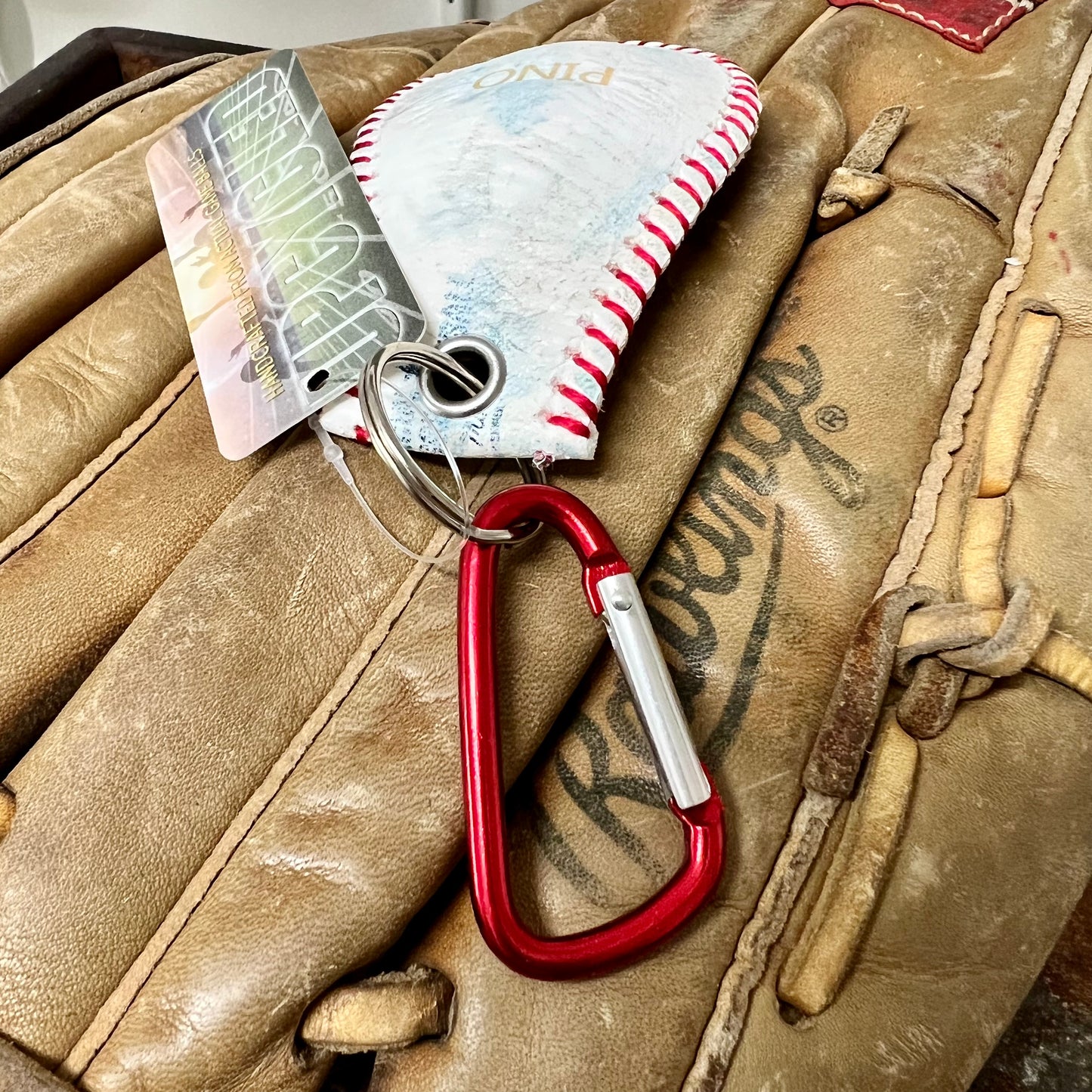 CUSTOM BASEBALL KEYCHAIN