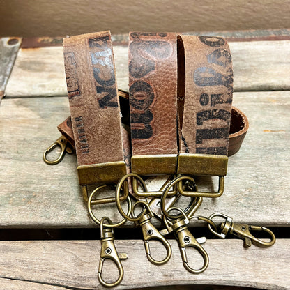 PERSONALIZED FOOTBALL KEY FOB