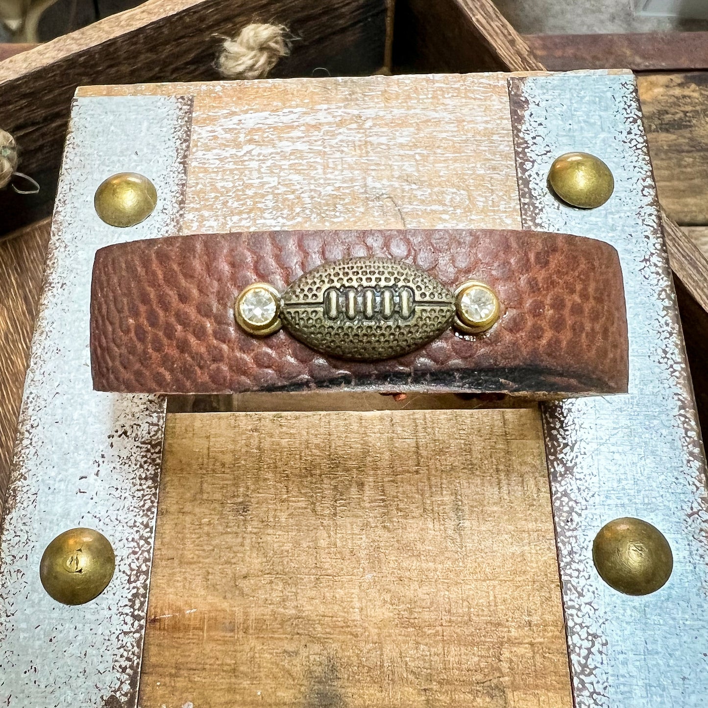 FOOTBALL CHARM BRACELET