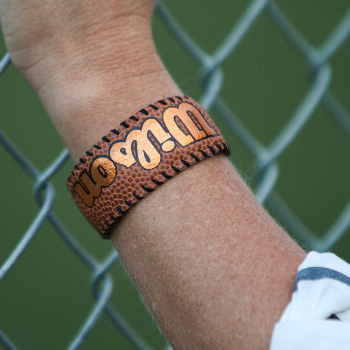 WILSON LEATHER FOOTBALL CUFF