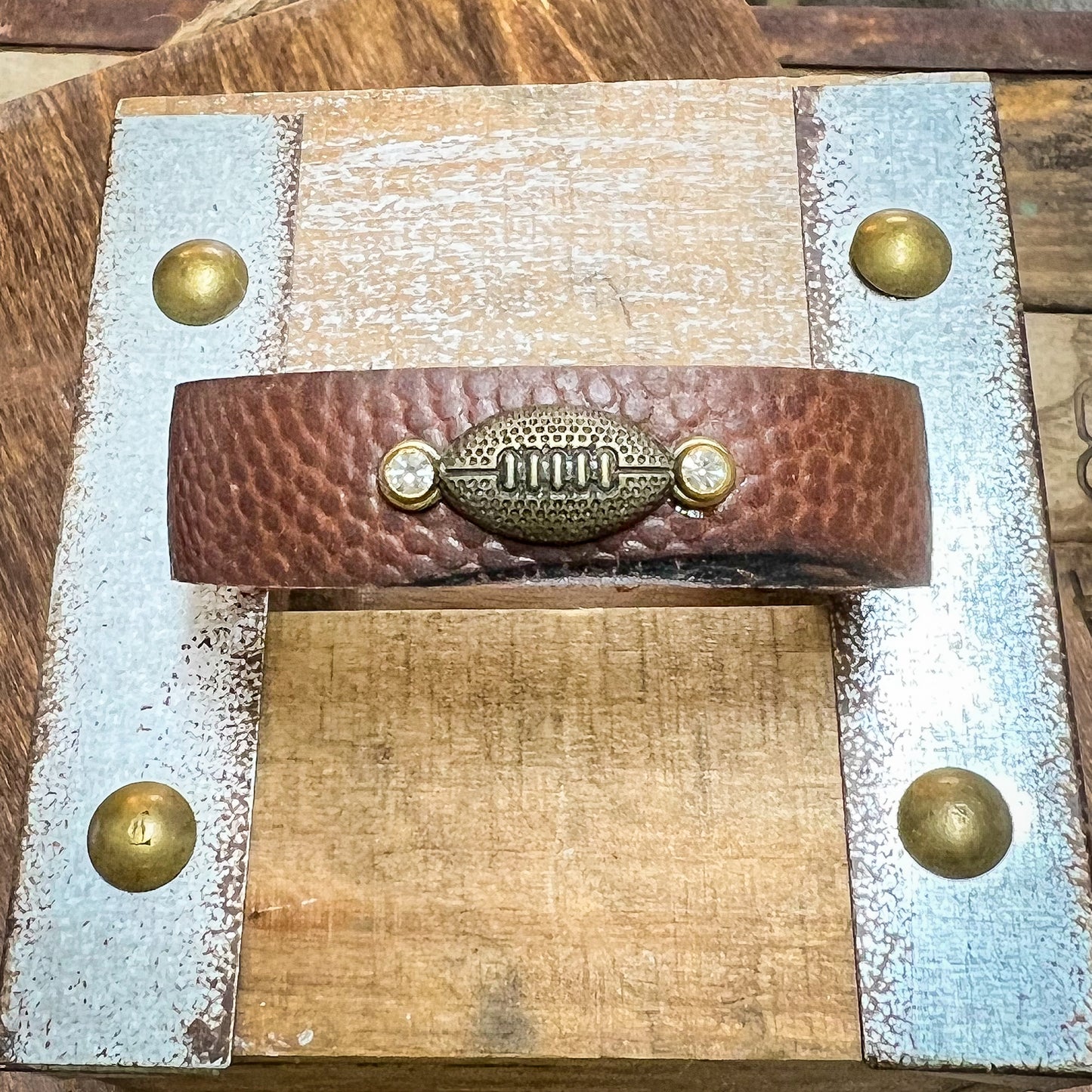 FOOTBALL CHARM BRACELET