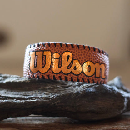 WILSON LEATHER FOOTBALL CUFF