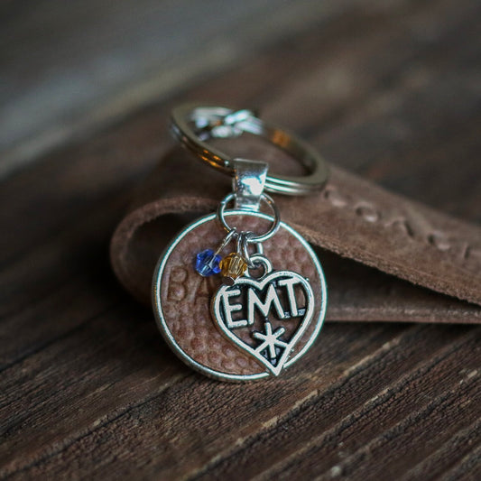 EMT FOOTBALL KEYCHAIN