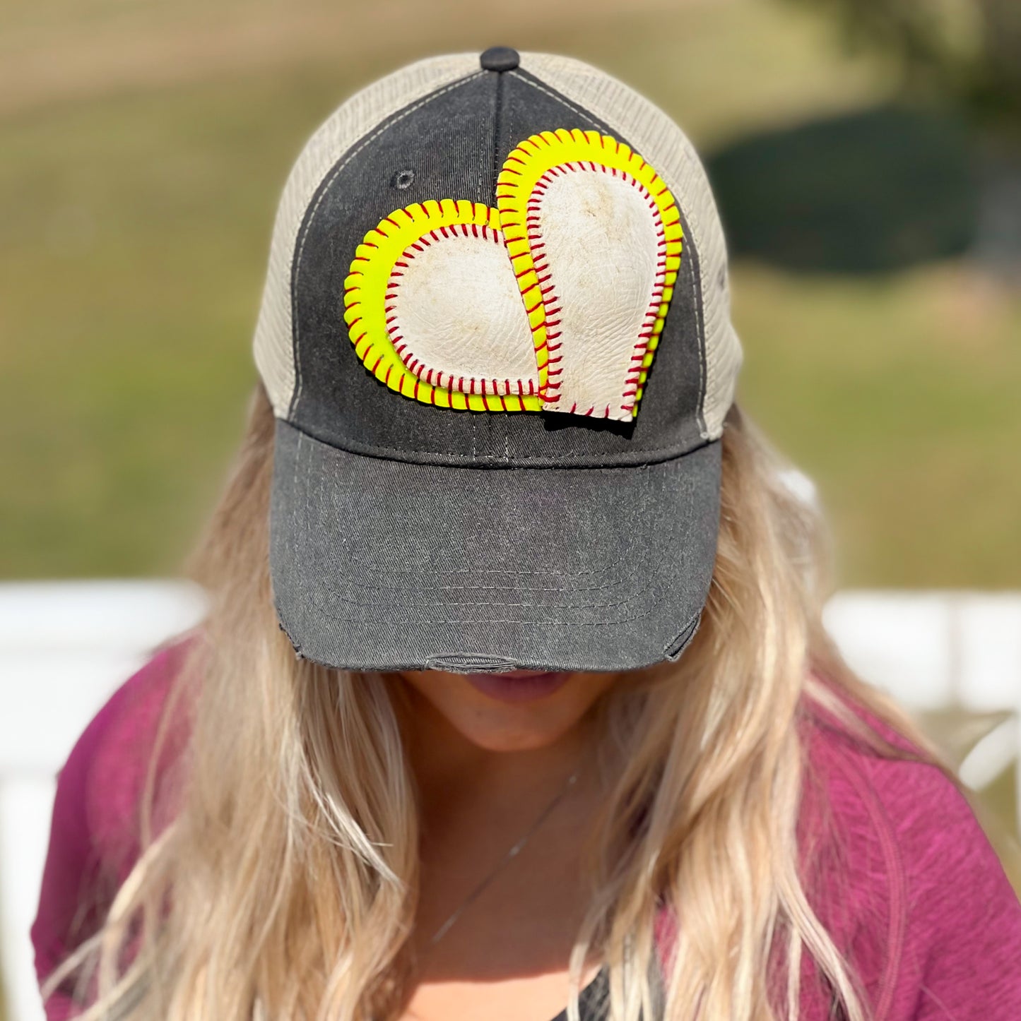 DUO HEART BASEBALL CAP